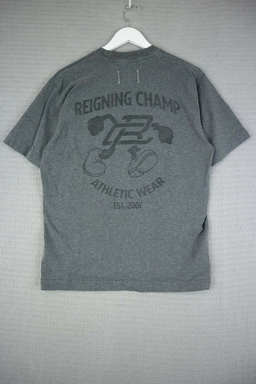 Reigning Champ Athletic Wear Grey Cotton Shirt Small